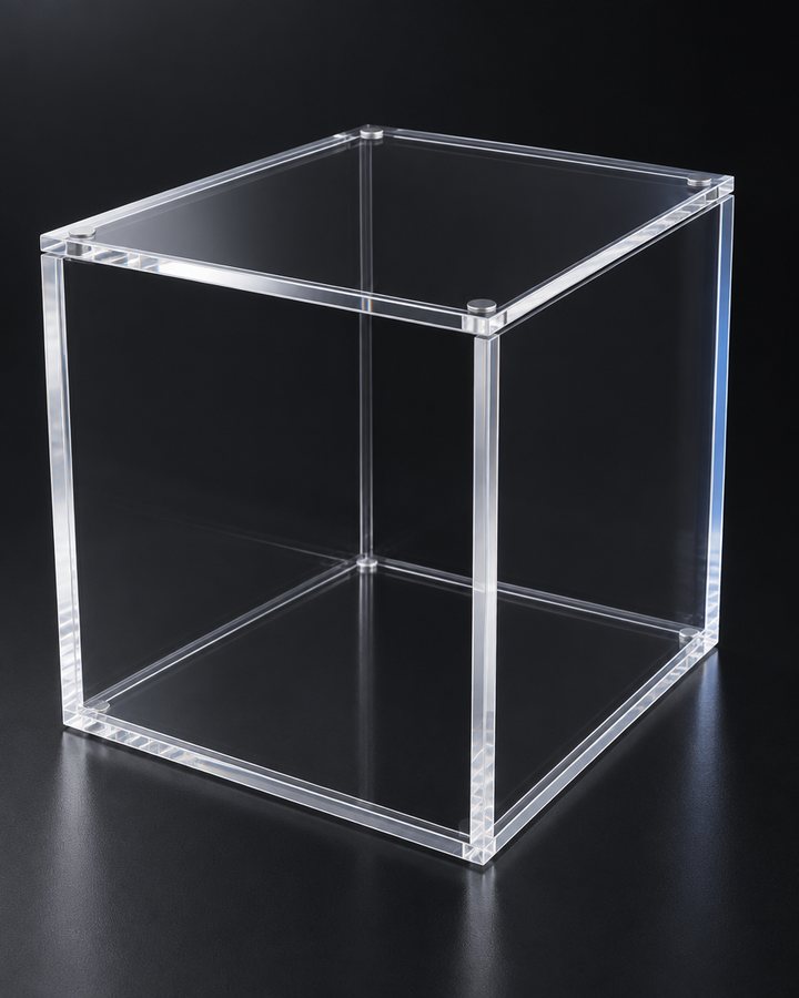 Visuel de la protection acrylique magnétique lot de 8 mini tins, boîtier vide