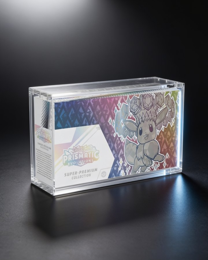 Visuel de la protection acrylique magnétique SPC Évolutions Prismatiques, coffret à l'intérieur